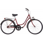 Mestský retro bicykel 28" Universal bordová